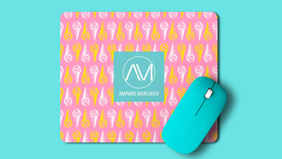 PATTERN HELADOS MOUSE PAD